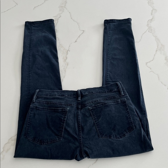 Frame l'homme slim brushed twill jeans in Navy - Picture 9 of 11